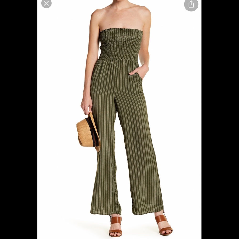 NWT Olive socialite strapless jumpsuit